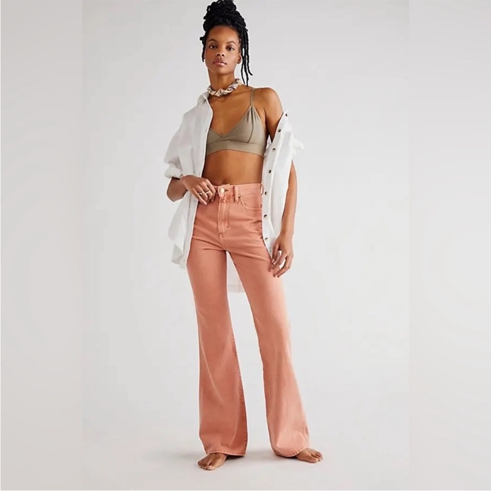 NWT Wrangler x Free People westward high rise bootcut jeans W24 L34